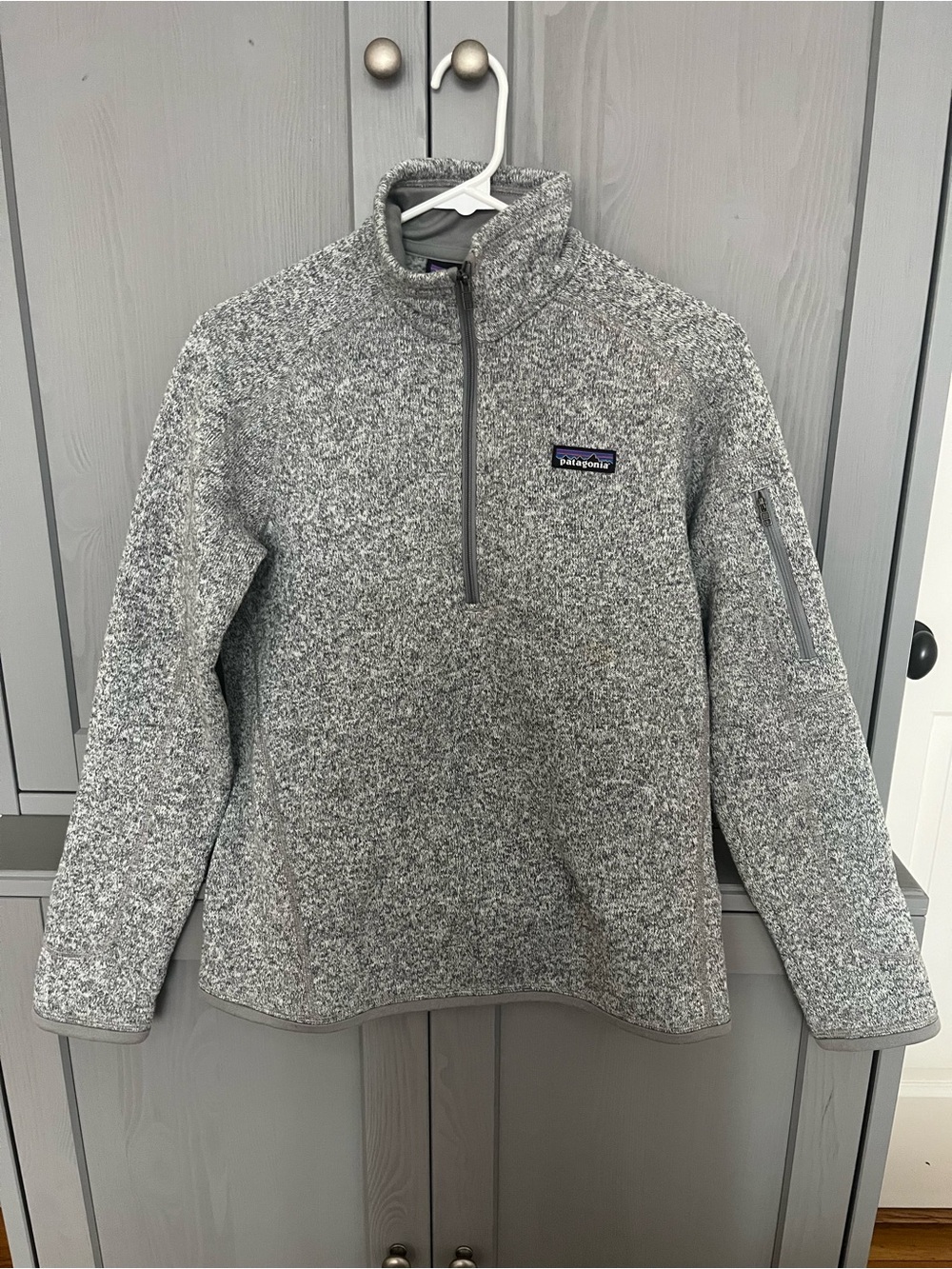 Patagonia Better Sweater 1/4 Zip Pullover – Gray, Women's S